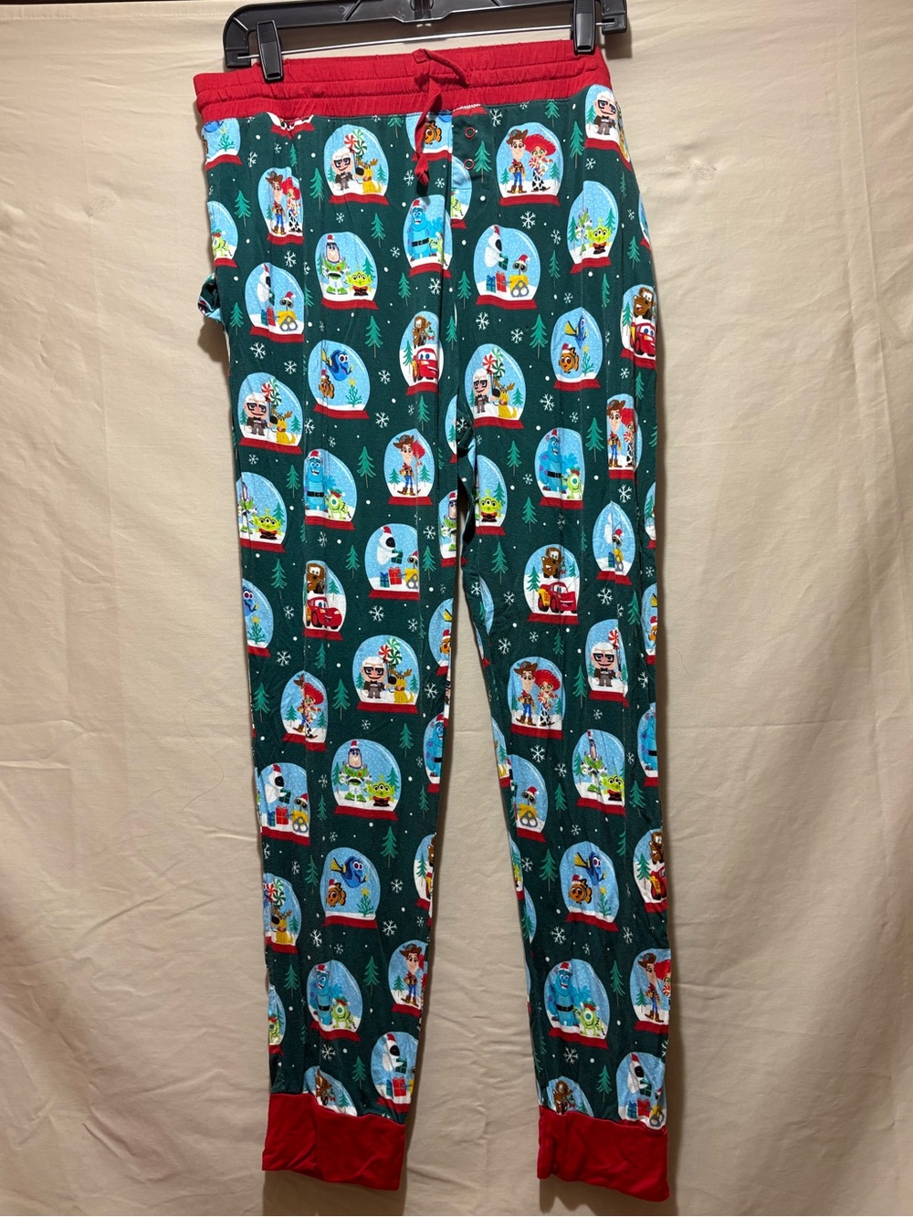 Little Sleepies Size XL Pixar Snow Globe Print Pajama Top and Pants - Picture 2 of 10